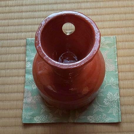 A 101 抹茶碗 赤楽 馬上杯 ・楽入作 ( 未使用品 ) A 101 抹茶碗 赤楽 馬上杯 ・楽入作 ( 未使用品 ) 通販販売【茶道具